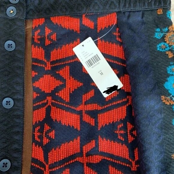 Anthropologie Colorful Dolan Jacquard Button Pencil Skirt Size M NWT Rare Find! - Picture 9 of 10